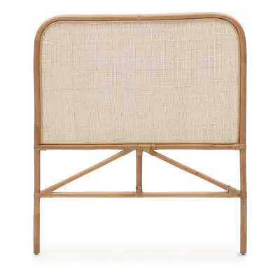 Natúr színű rattan ágytámla 98x110 cm Quiterie – Kave Home