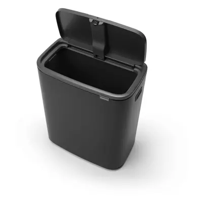 Matt fekete acél érintésre nyíló szemetes 60 l Bo Touch Bin – Brabantia