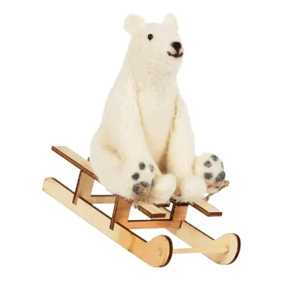 Karácsonyi figura Polar Bear – Sass & Belle