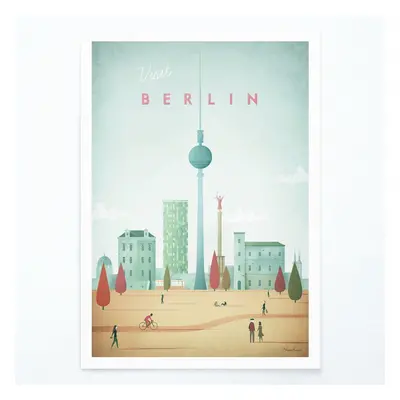 Poszter Berlin, 50x70 cm - Travelposter