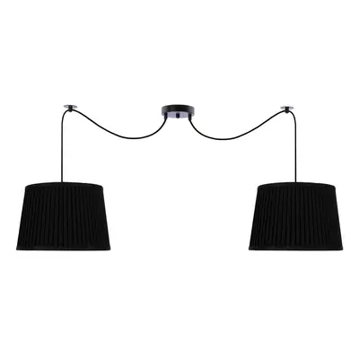 Fekete függőlámpa 100x20 cm Gillo – Candellux Lighting