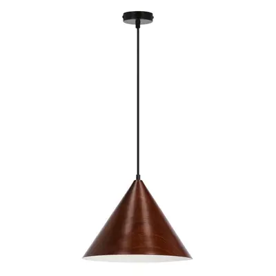 Sötétbarna függőlámpa fém búrával ø 32 cm Dunca – Candellux Lighting