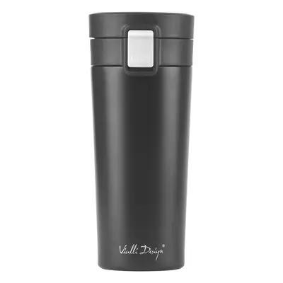 Fuori fekete thermo utazóbögre, 400 ml - Vialli Design