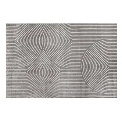 Szürke viszkóz szőnyeg 140x200 cm Geode – douceur d'intérieur