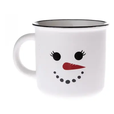 Fehér porcelán bögre karácsonyi mintával 380 ml Snowman – Dakls