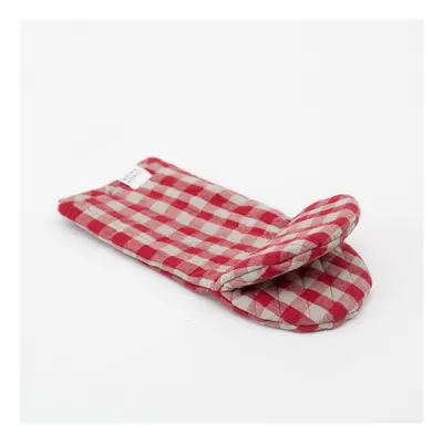 Len edényfogó Red Gingham – Linen Tales