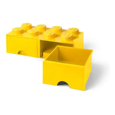 Sárga 2 fiókos tárolódoboz - LEGO®