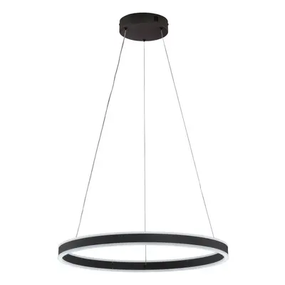 Fekete dimmelhető LED függőlámpa távirányítóval ø 60 cm Sirko – Fischer & Honsel