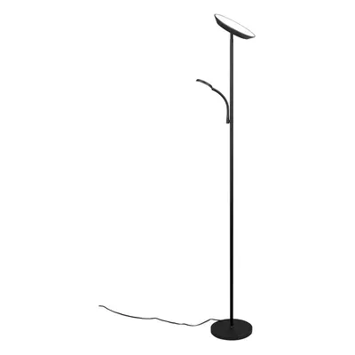 Fekete LED állólámpa (magasság 178 cm) Specter – Trio