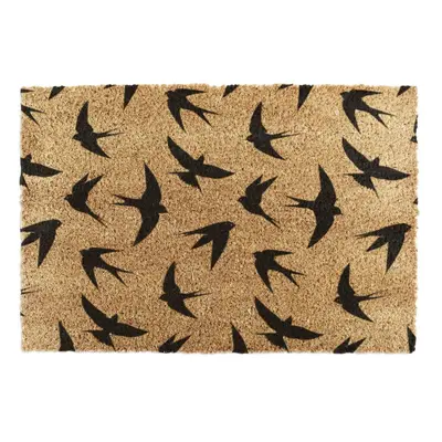 Kókuszrost lábtörlő 60x90 cm Swallows – Artsy Doormats