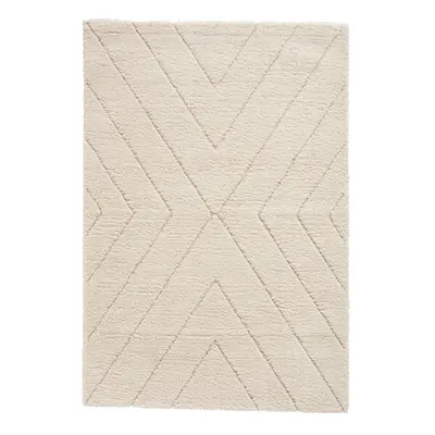 Krémszínű szőnyeg 200x290 cm Ideal Shaggy – Think Rugs