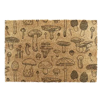 Kókuszrost lábtörlő 60x90 cm Mushrooms – Artsy Doormats