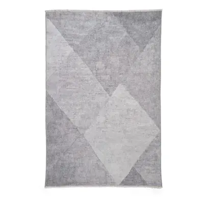 Világosszürke mosható pamutkeverék szőnyeg 152x230 cm Whisper – Think Rugs