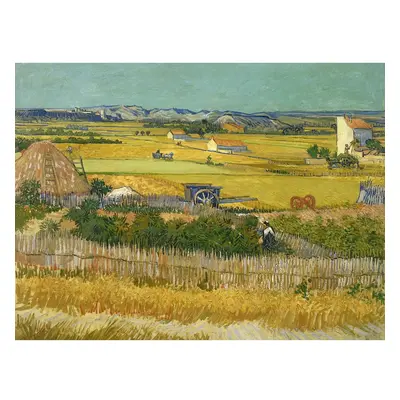 Reprodukciós kép 70x50 cm The Harvest, Vincent van Gogh – Fedkolor