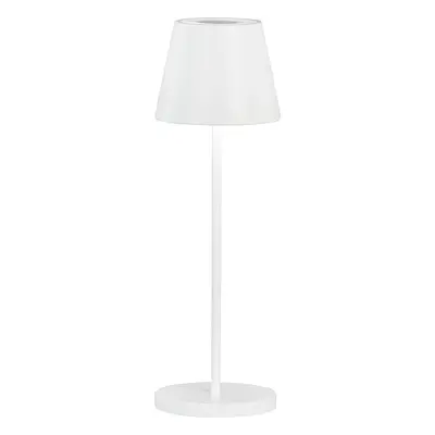 Fehér LED dimmelhető asztali lámpa fém búrával (magasság 34 cm) Cosenza 2.0 – Fischer & Honsel