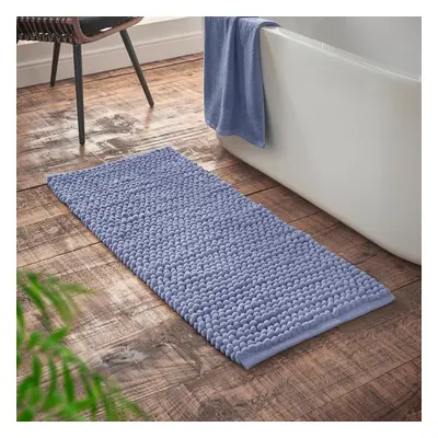 Kék fürdőszobai kilépő 50x120 cm Aspen Bobble – Bianca