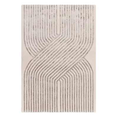 Krémszínű kézi szövésű gyapjú keverék szőnyeg 200x300 cm Matrix – Asiatic Carpets