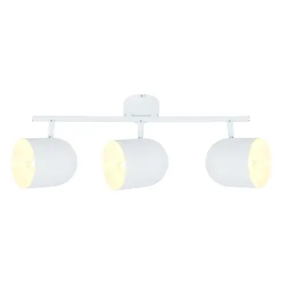 Fehér mennyezeti lámpa fém búrával 55x10 cm Azuro – Candellux Lighting