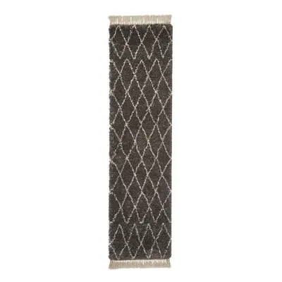 Sötétszürke futószőnyeg 60x230 cm Boho – Think Rugs