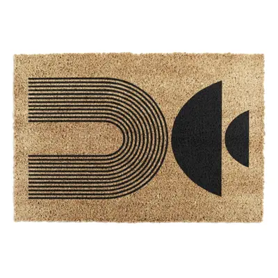 Kókuszrost lábtörlő 40x60 cm Half Moon – Artsy Doormats