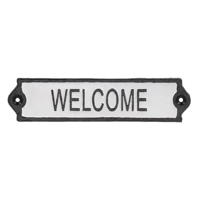 Öntöttvas falitábla 21x5 cm Welcome – Esschert Design