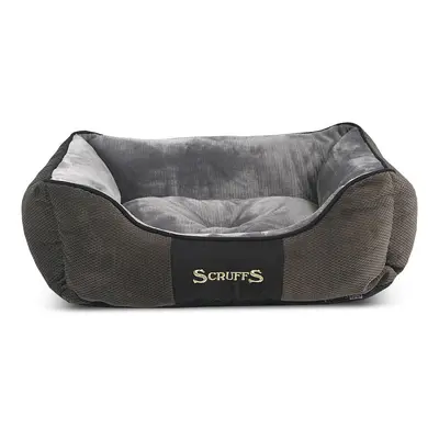 Sötétszürke plüss fekhely kutyáknak 10x50 cm Scruffs Chester S – Plaček Pet Products