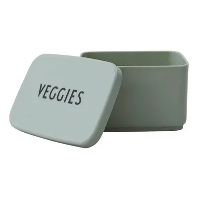 Veggies világoszöld snack doboz, 8,2 x 6,8 cm - Design Letters