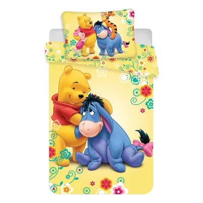 Pamut gyerek ágyneműhuzat babaágyhoz 100x135 cm Winnie-the-Pooh – Jerry Fabrics