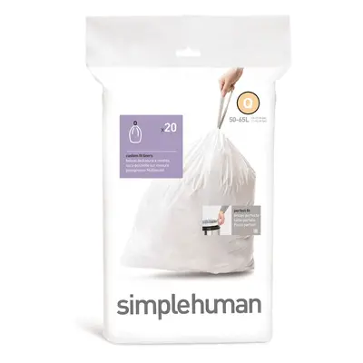 Szemeteszsák készlet 20 db-os 65 l – simplehuman