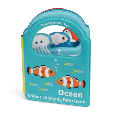 Interaktív játék Colour changing bath book Ocean – Rex London