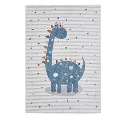 Kék-világosszürke gyerek szőnyeg 120x170 cm Vida Kids Dinosaur – Think Rugs