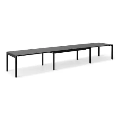 Bővíthető étkezőasztal fekete asztallappal 96x220 cm Join by Hammel – Hammel Furniture