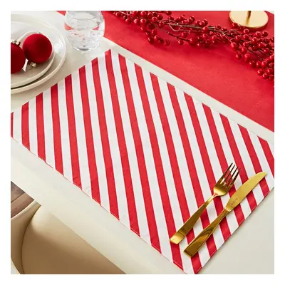 Textil tányéralátét szett 4 db-os 30x46 cm Candy Cane – Catherine Lansfield