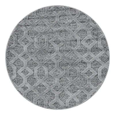 Szürke kerek szőnyeg ø 80 cm Pisa – Ayyildiz Carpets