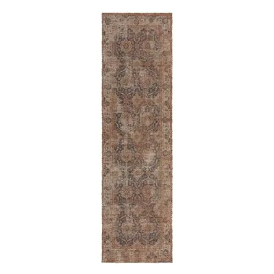 Natúr színű kézi szövésű juta keverék futószőnyeg 60x230 cm Miley – Flair Rugs