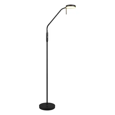 Fekete LED állólámpa (magasság 160 cm) Moreno – Trio