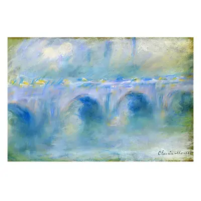 Le Pont de Waterloo kép másolat, 90 x 60 cm - Claude Monet