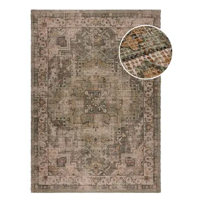 Khaki kézi szövésű jutakeverék szőnyeg 200x290 cm Selena Jute Traditional – Flair Rugs