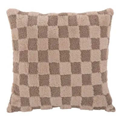 Mikroplüss díszpárna 45x45 cm Checker – PT LIVING