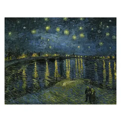 Reprodukciós kép 50x40 cm The Starry Night, Vincent van Gogh – Fedkolor