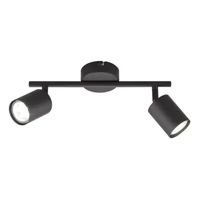 Fekete fém LED spotlámpa 8x30 cm Vano – Fischer & Honsel