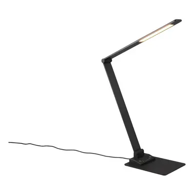 Fekete LED dimmelhető asztali lámpa (magasság 72 cm) Travis – Trio