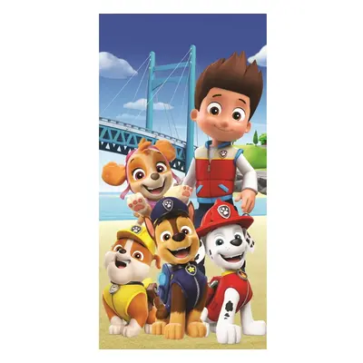 Frottír gyerek fürdőlepedő 70x140 cm Paw Patrol – Jerry Fabrics