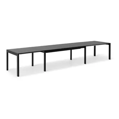 Bővíthető étkezőasztal fekete asztallappal 96x220 cm Join by Hammel – Hammel Furniture