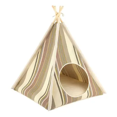 Bézs teepee sátor kisállatoknak 63x63 cm Cozy Cove Seacost – P.L.A.Y.