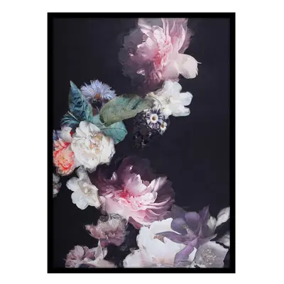 Keretezett poszter 50x70 cm Purple Blossom – Malerifabrikken