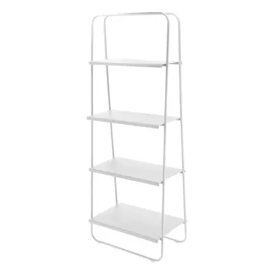 Világosszürke fém polcos állvány 29x141 cm A-Bookshelf – Zone