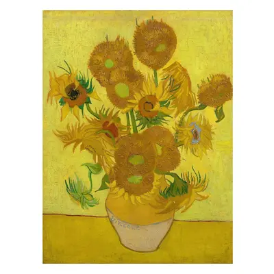 Reprodukciós kép 50x70 cm Sunflowers, Vincent van Gogh – Fedkolor