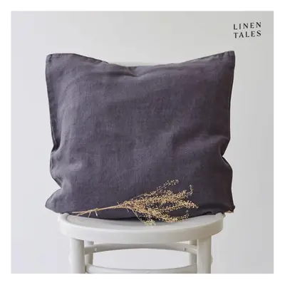 Len párnahuzat 50x50 cm Dark Grey – Linen Tales