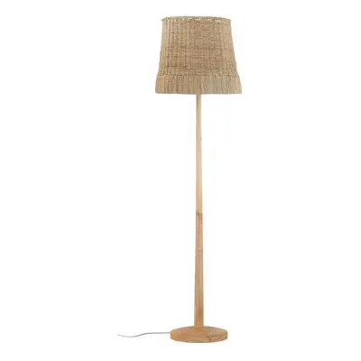 Natúr színű állólámpa rattan búrával (magasság 160 cm) Kakasi – Bloomingville